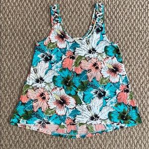 floral print tank top